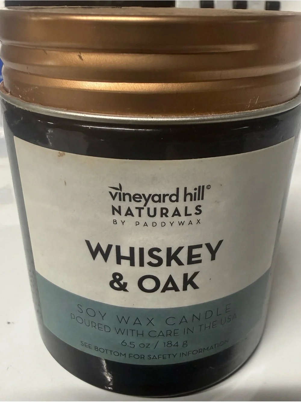 Whiskey & Oak Soy Wax Candle